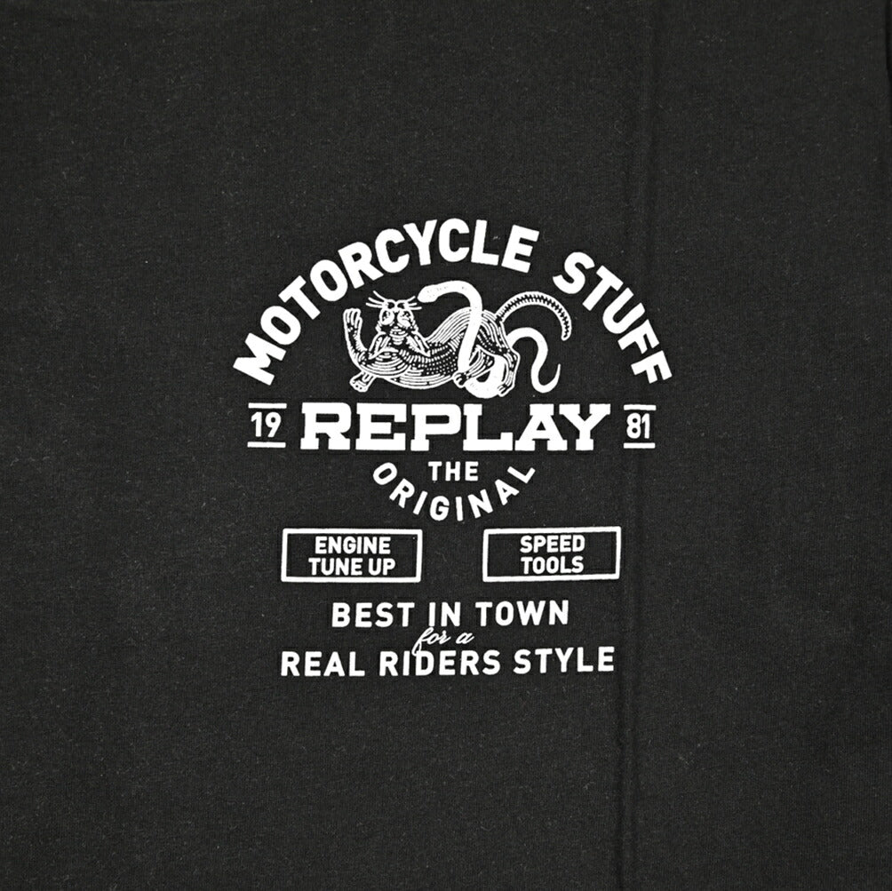 REPLAY コットン100% 半袖Tシャツ