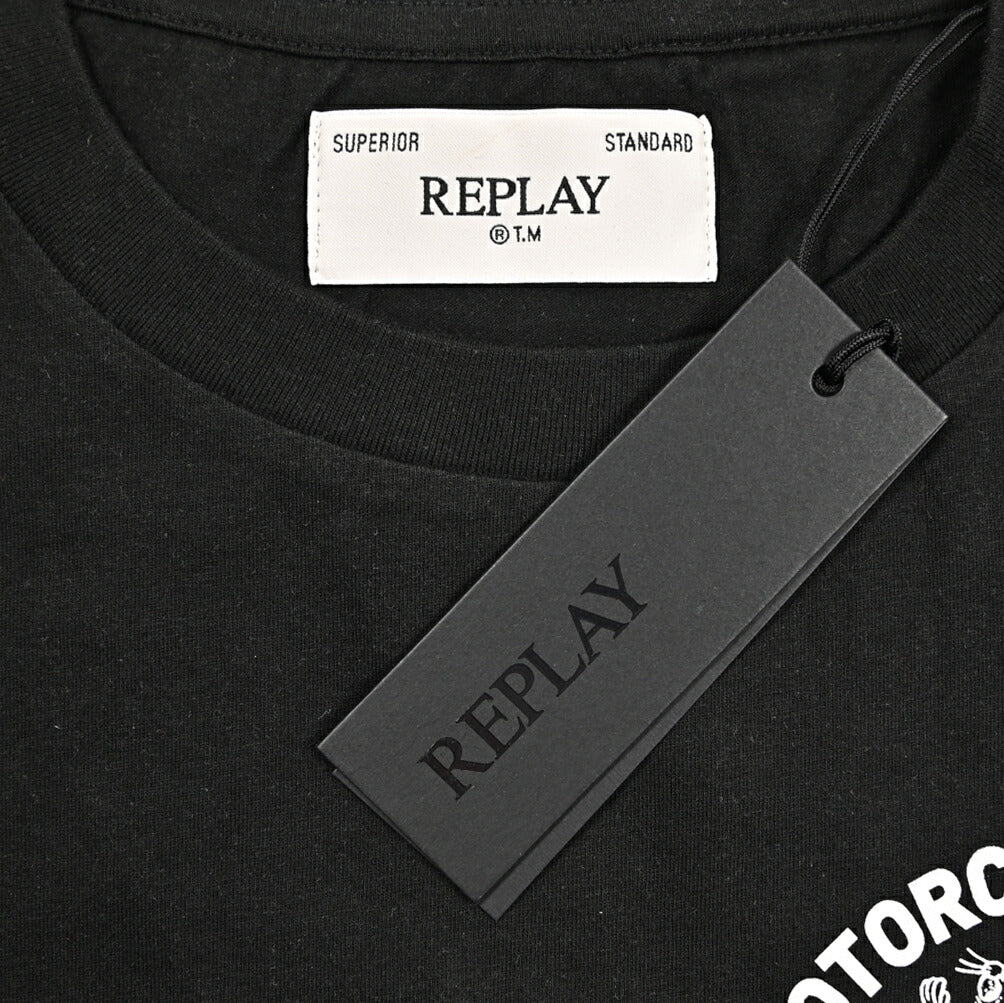 REPLAY コットン100% 半袖Tシャツ