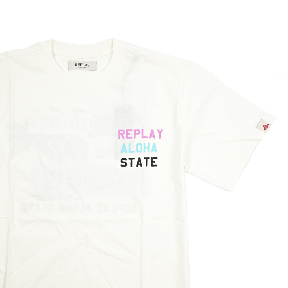 REPLAY コットン100% 半袖Tシャツ