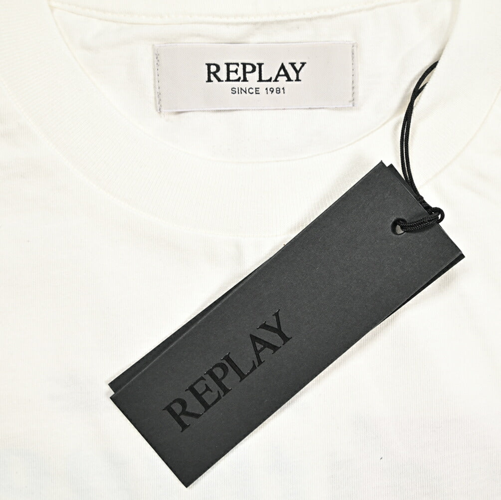 REPLAY コットン100% 半袖Tシャツ