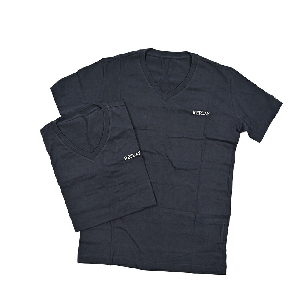 REPLAY 2Pack Tee Vネック半袖Tシャツ