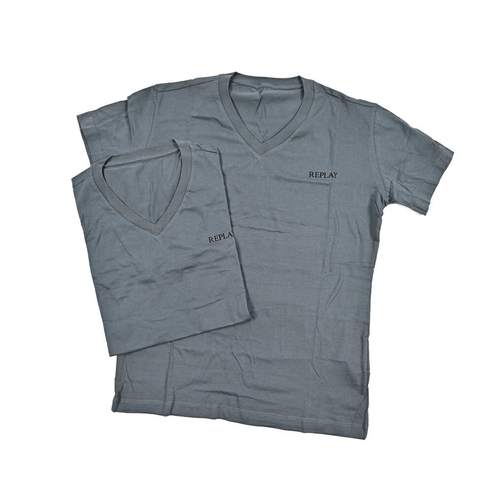 REPLAY 2Pack Tee Vネック半袖Tシャツ