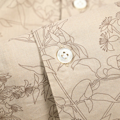 BARBA DANDYLIFE コットン100% 半袖オープンカラーシャツ