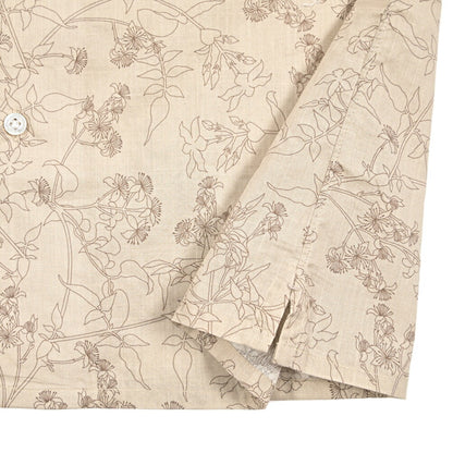 BARBA DANDYLIFE コットン100% 半袖オープンカラーシャツ