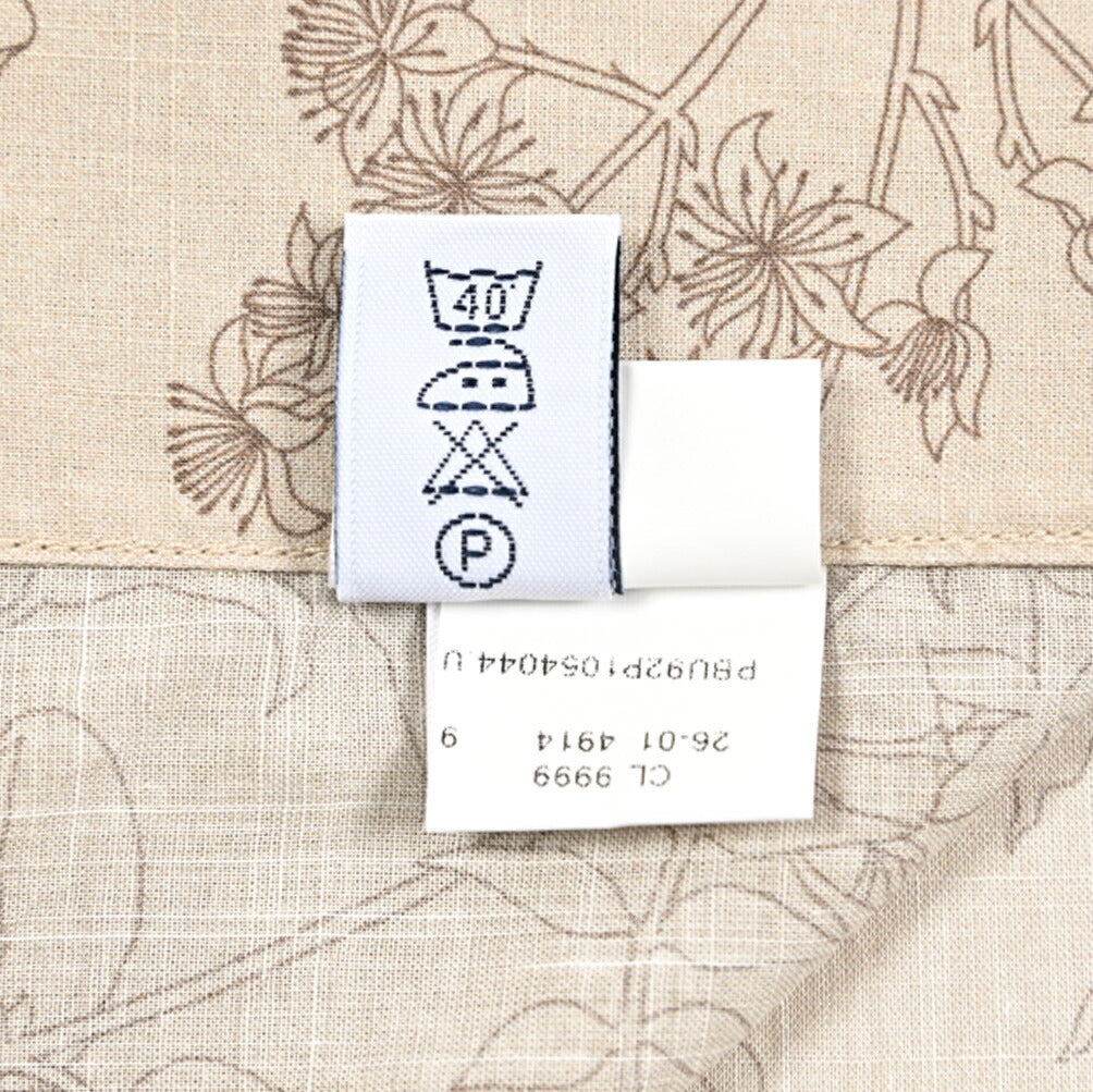 BARBA DANDYLIFE コットン100% 半袖オープンカラーシャツ