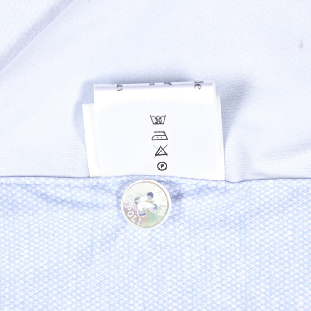 BARBA B ACTIVE スーパーストレッチナイロン ホリゾンタルカラーシャツ