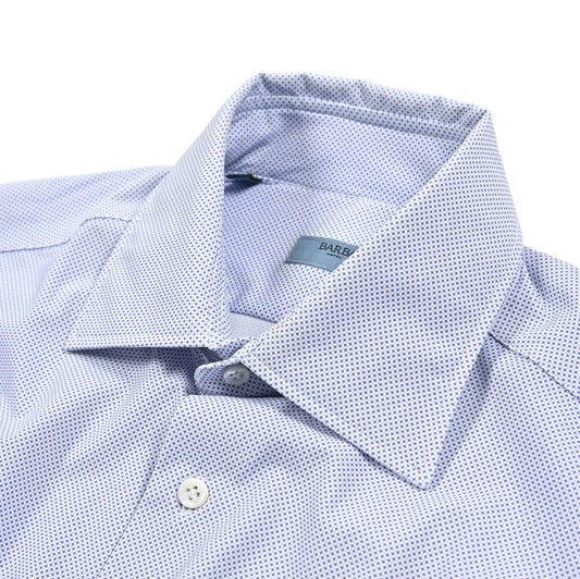 BARBA B ACTIVE スーパーストレッチナイロン ホリゾンタルカラーシャツ