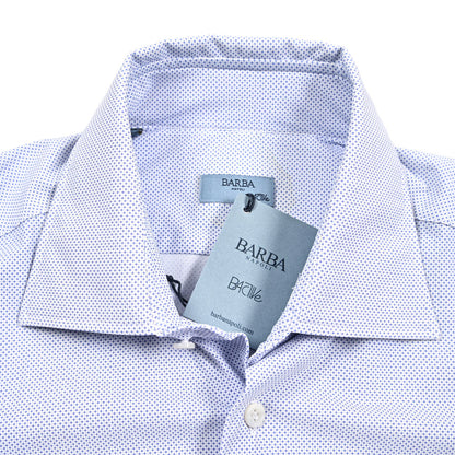 BARBA B ACTIVE スーパーストレッチナイロン ホリゾンタルカラーシャツ