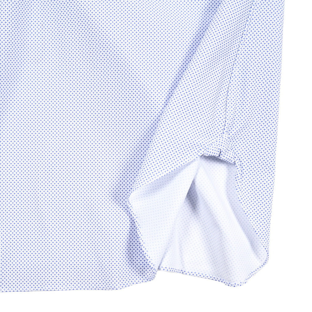 BARBA B ACTIVE スーパーストレッチナイロン ホリゾンタルカラーシャツ