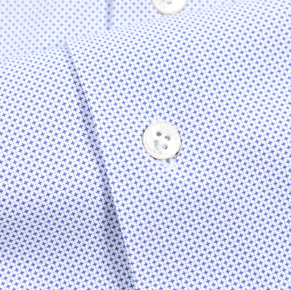 BARBA B ACTIVE スーパーストレッチナイロン ホリゾンタルカラーシャツ