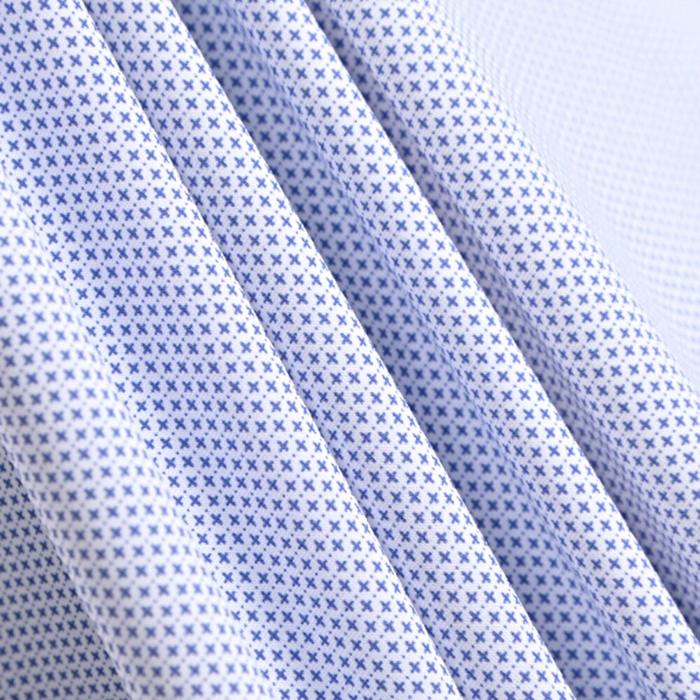 BARBA B ACTIVE スーパーストレッチナイロン ホリゾンタルカラーシャツ