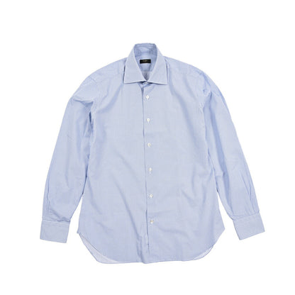 BARBA CULTO コットン100% ホリゾンタルカラードレスシャツ