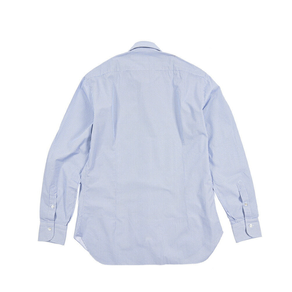 BARBA CULTO コットン100% ホリゾンタルカラードレスシャツ