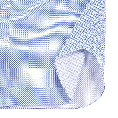 BARBA CULTO コットン100% ホリゾンタルカラードレスシャツ