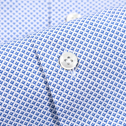 BARBA CULTO コットン100% ホリゾンタルカラードレスシャツ