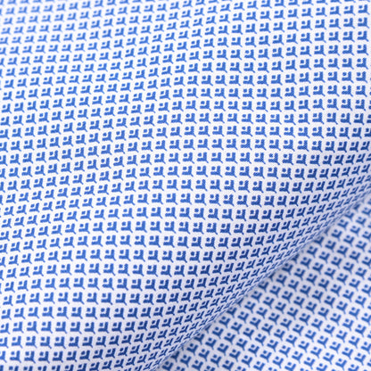 BARBA CULTO コットン100% ホリゾンタルカラードレスシャツ