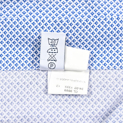 BARBA CULTO コットン100% ホリゾンタルカラードレスシャツ