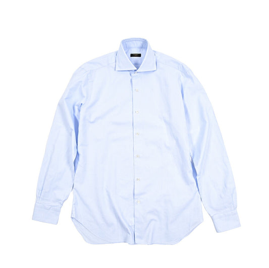 BARBA CULTO コットン100% ホリゾンタルカラードレスシャツ