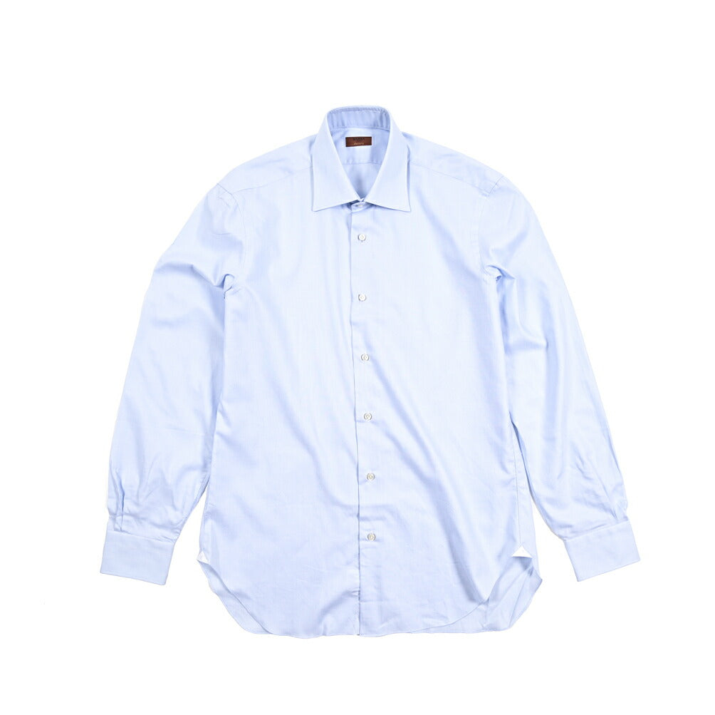 BARBA JOURNEY コットン100% ワイドカラードレスシャツ