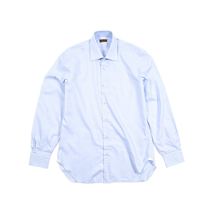 BARBA JOURNEY コットン100% ワイドカラードレスシャツ