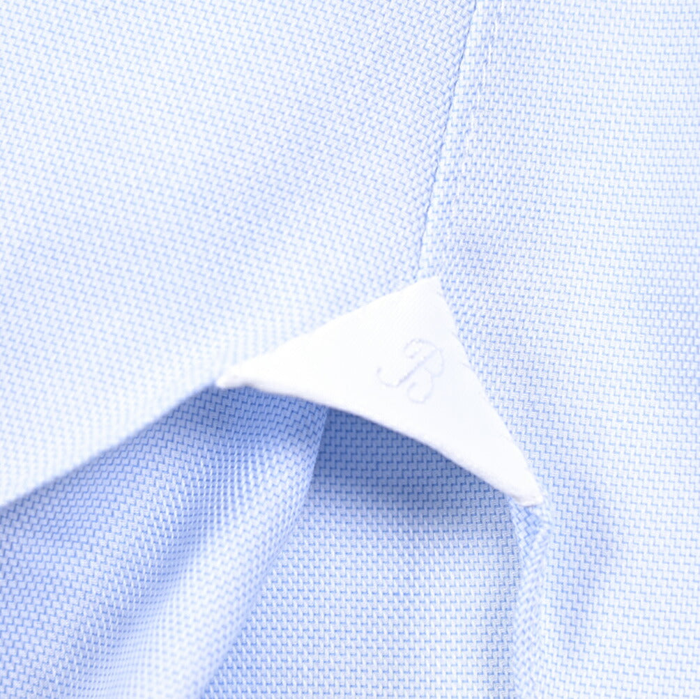 BARBA JOURNEY コットン100% ワイドカラードレスシャツ