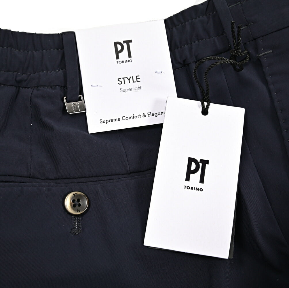 26SS PT TORINO SUPERLIGHT SLIM FIT スーパーストレッチナイロン イージースラックス / KINETIC FABRIC