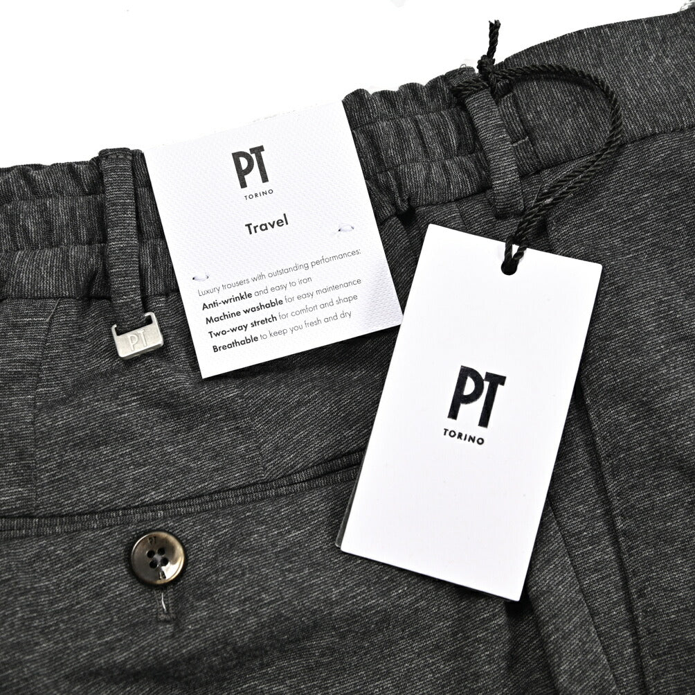 26SS PT TORINO Traveller SLIM FIT ストレッチコットン スリムフィットイージーパンツ