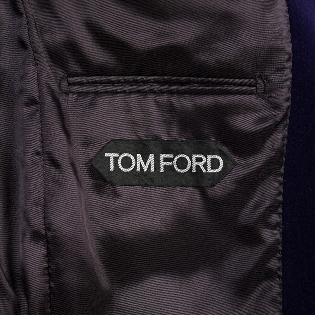 TOM FORD コットン100% ベルベットタキシードジャケット
