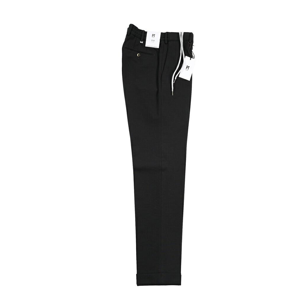 PT TORINO Traveller “SLIM FIT” ポンチジャージー ドローコード付きイージーパンツ
