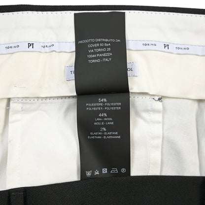 PT TORINO Travel “SUPERSLIM FIT” 高機能ストレッチウール ノータックスラックス / TECHNO WASHABLE WOOL