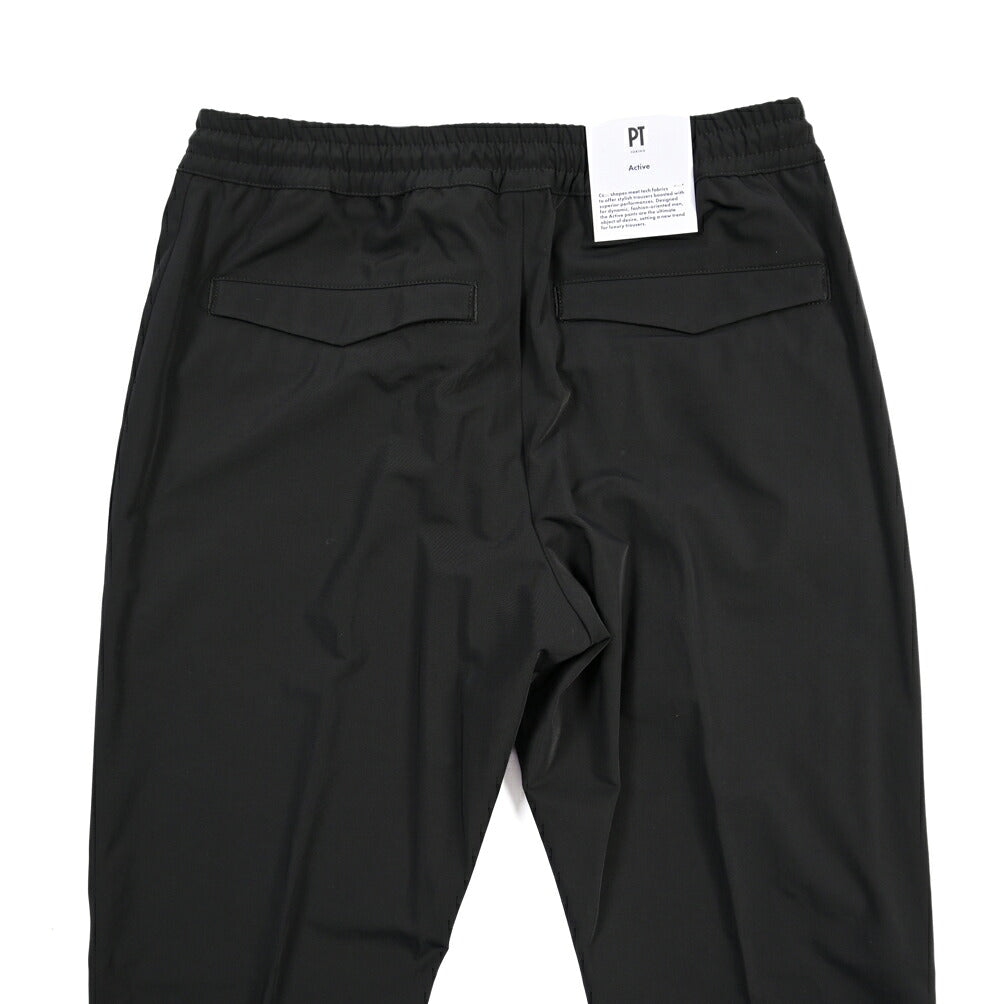 PT TORINO Active “OMEGA” コットン混ナイロン ドローコード付きストレッチパンツ