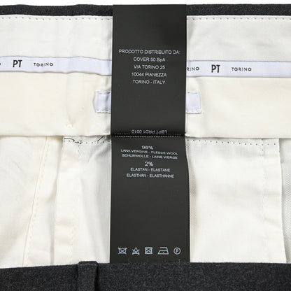 PT TORINO “SLIM FIT” ストレッチウール ノータックスラックス