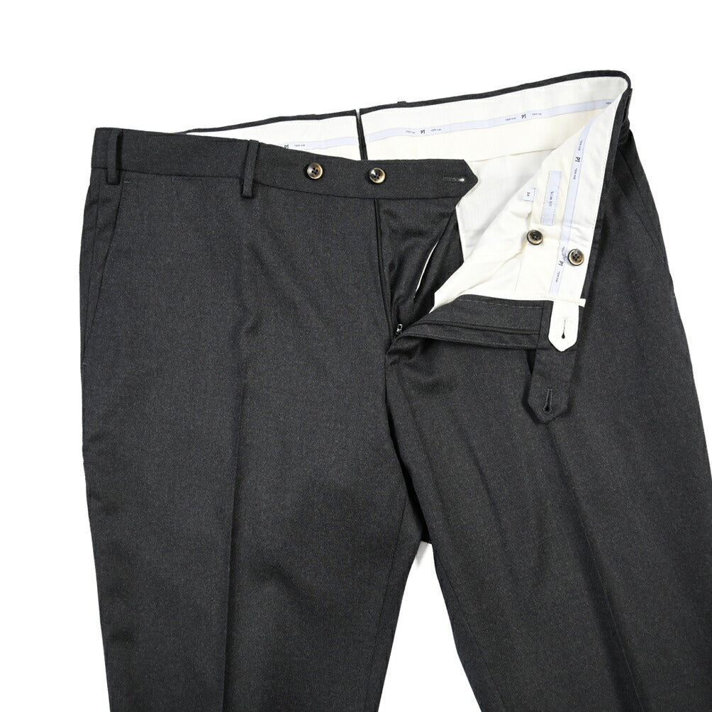 PT TORINO “SLIM FIT” ストレッチウール ノータックスラックス