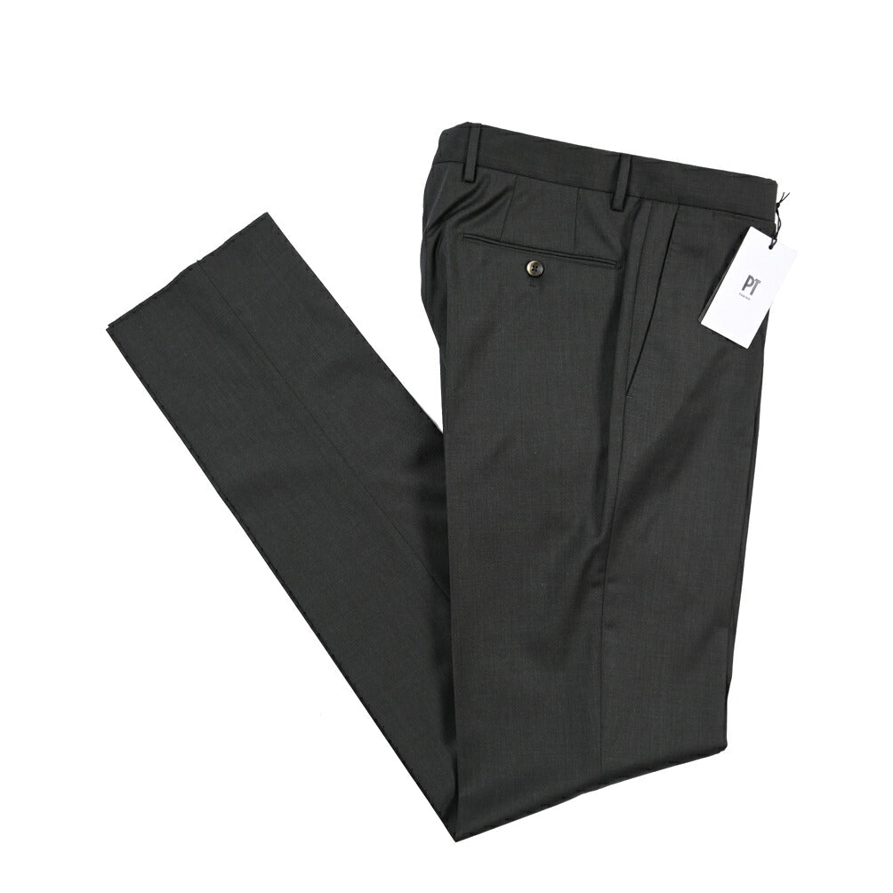 PT TORINO “SLIM FIT” ストレッチウール ノータックスラックス