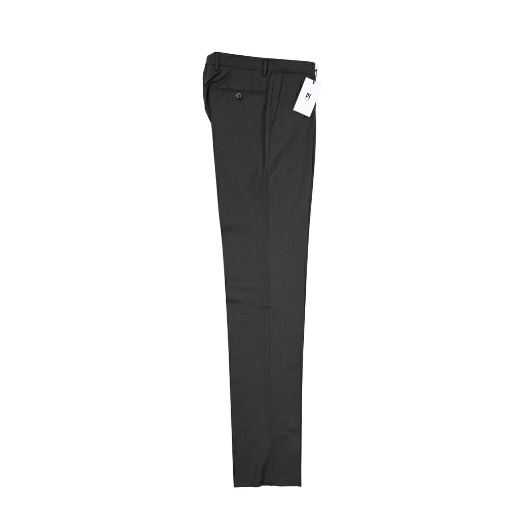 PT TORINO “SLIM FIT” ストレッチウール ノータックスラックス