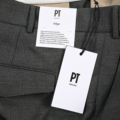 PT TORINO Edge “MICHAEL” ストレッチウール ノータックワイドスラックス