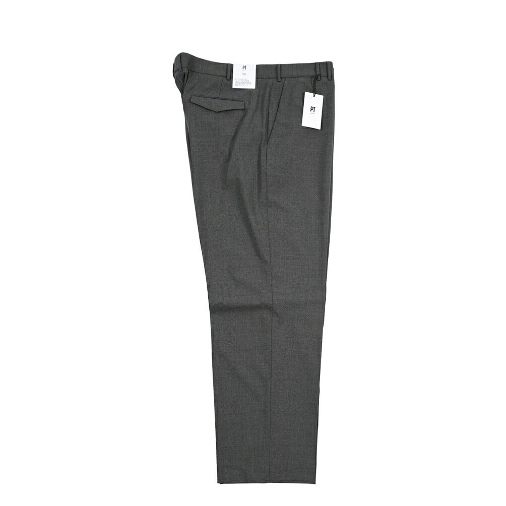 PT TORINO Edge “MICHAEL” ストレッチウール ノータックワイドスラックス