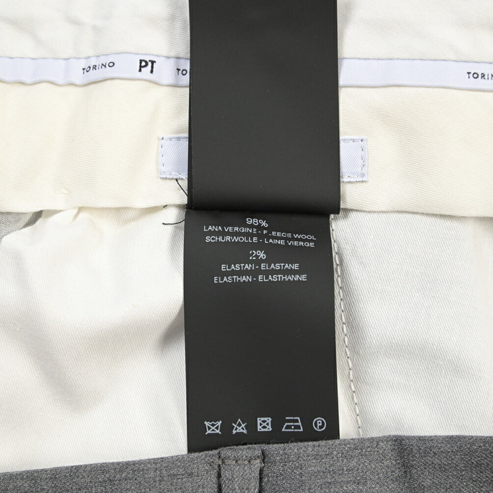 PT TORINO “SOFT FIT” ストレッチウール ノータックスラックス