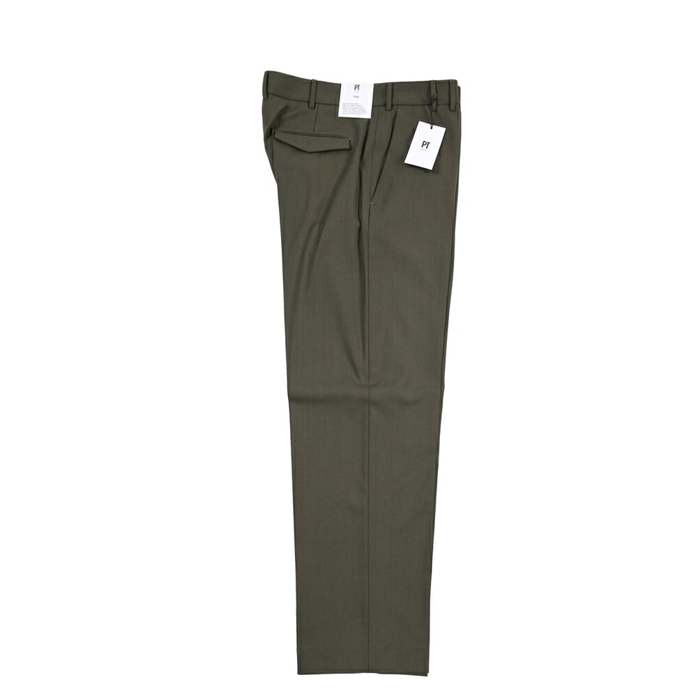PT TORINO Edge “MICHAEL” ストレッチウール ノータックワイドスラックス