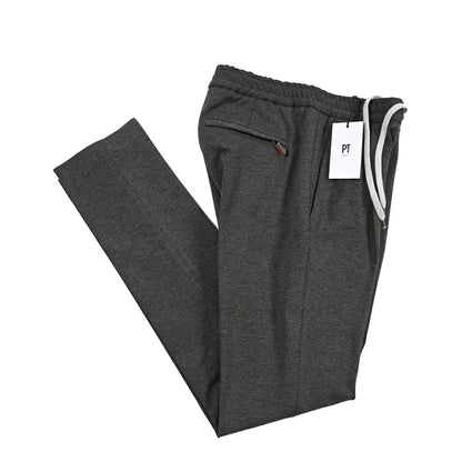 PT TORINO “SOFT FIT” ポンチジャージー ドローコード付きイージーパンツ