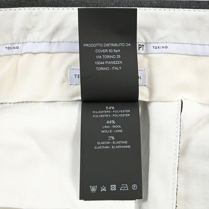 PT TORINO Travel “SUPERSLIM FIT” 高機能ストレッチウール ノータックスラックス / TECHNO WASHABLE WOOL