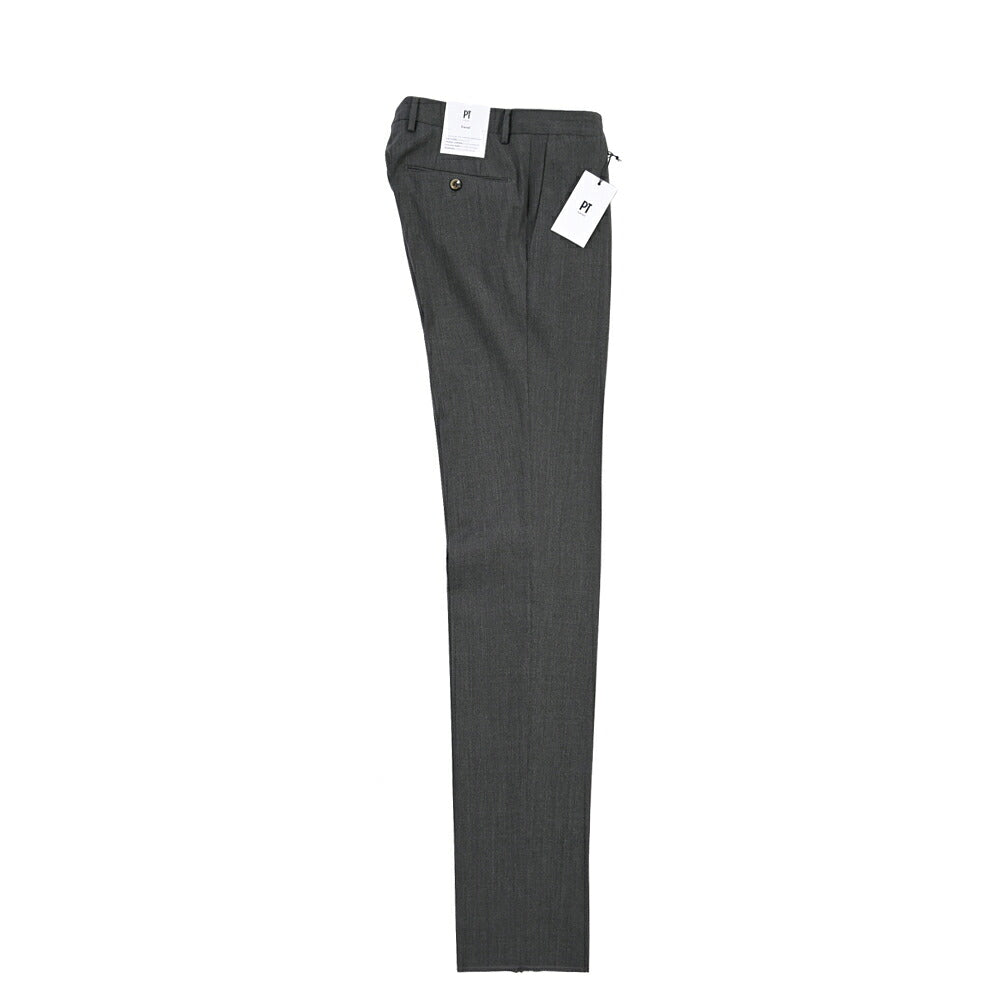 PT TORINO Travel “SUPERSLIM FIT” 高機能ストレッチウール ノータックスラックス / TECHNO WASHABLE WOOL