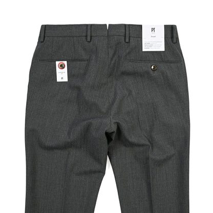PT TORINO Travel “SUPERSLIM FIT” 高機能ストレッチウール ノータックスラックス / TECHNO WASHABLE WOOL