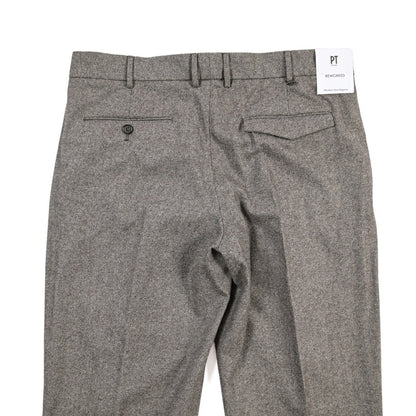 PT TORINO ReWorked “MICHAEL” カシミヤ混ウール ヘリンボーンワイドスラックス