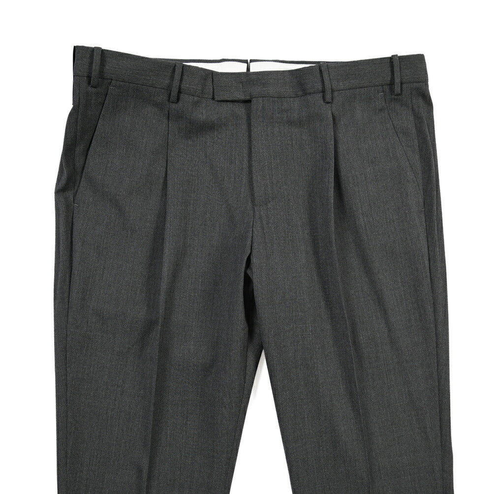 PT TORINO Travel “MASTER FIT” 高機能ストレッチウール ワンタックスラックス / TECHNO WASHABLE WOOL