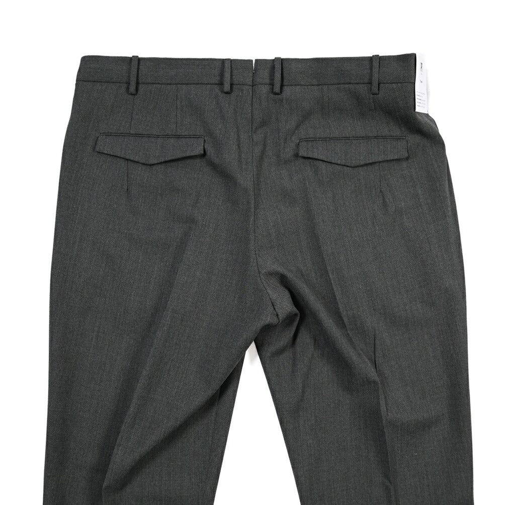 PT TORINO Travel “MASTER FIT” 高機能ストレッチウール ワンタックスラックス / TECHNO WASHABLE WOOL