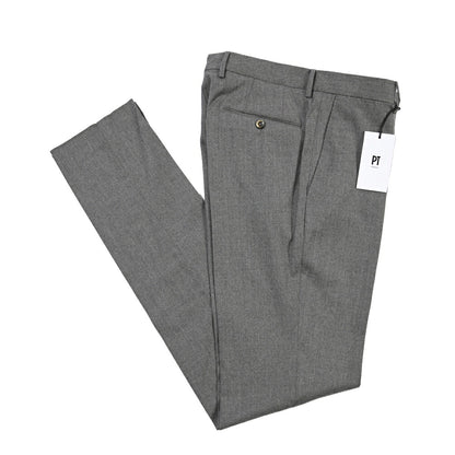 PT TORINO “SLIM FIT” ストレッチウール ノータックスラックス