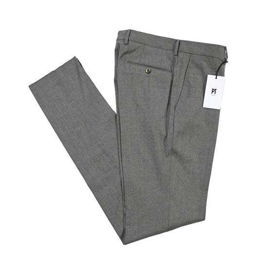 PT TORINO “SLIM FIT” ストレッチウール ノータックスラックス