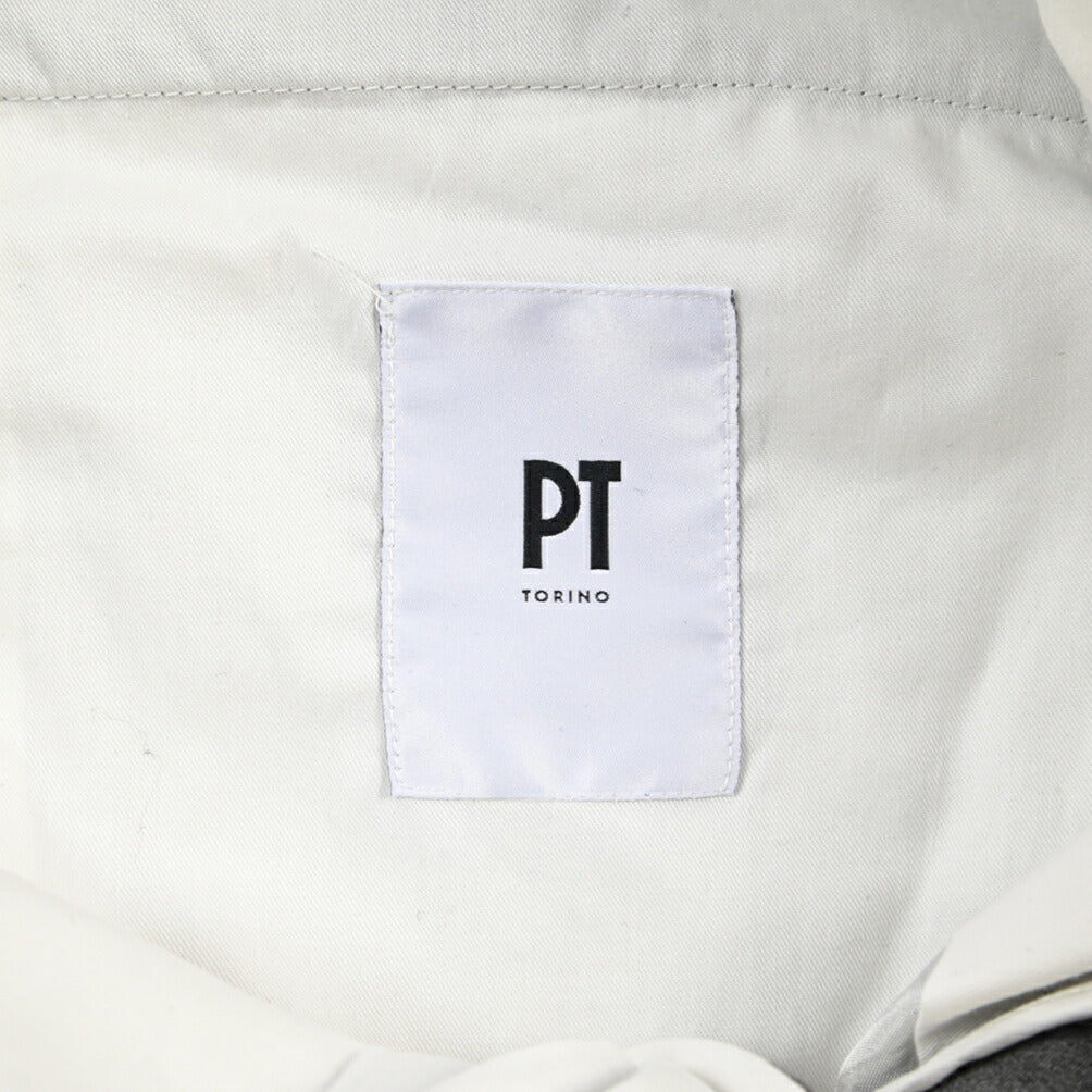 PT TORINO “SLIM FIT” ストレッチウール ノータックスラックス