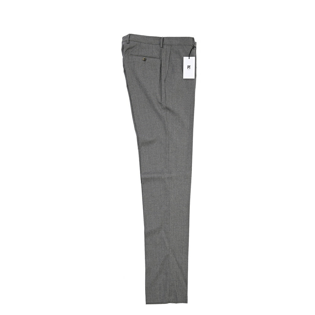 PT TORINO “SLIM FIT” ストレッチウール ノータックスラックス